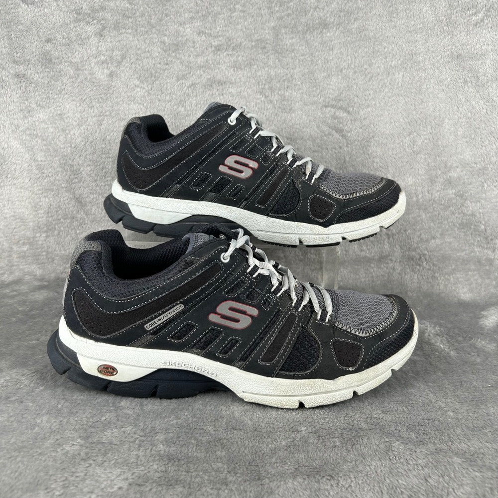 Skechers Tone-ups Kinetic Core Resistance Mens Black Charcoal Sneakers 51821